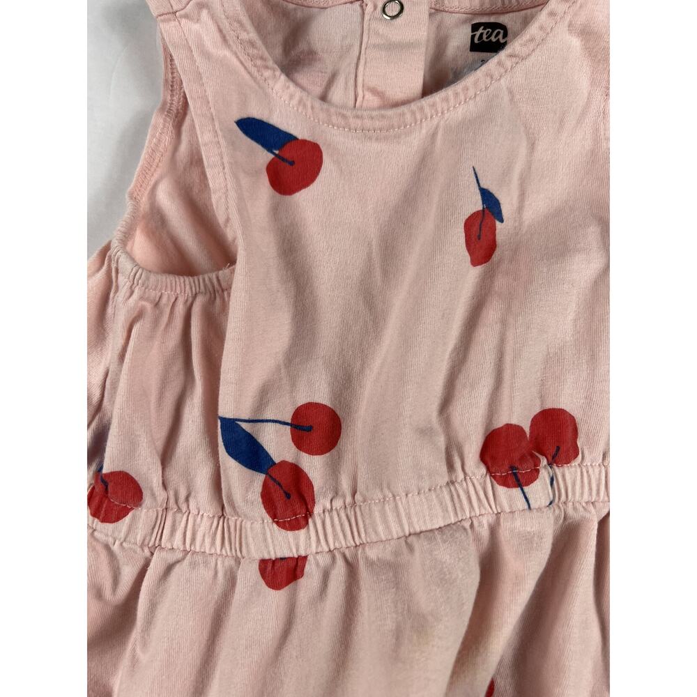 Tea Collection Giant Ginjas Cherries Twirl Tank Dress girls size 2 - Picture 7 of 8